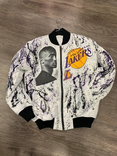 Kobe Bryant Custom Lakers Bomber Jacket