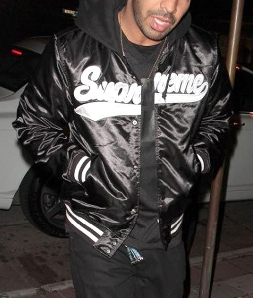Drake Supreme Black Jacket