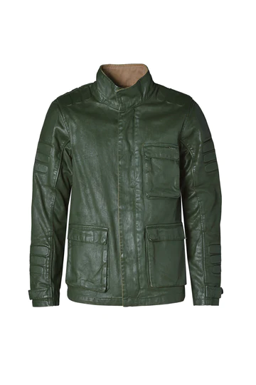 Soft Deep Olive Leather Jacket