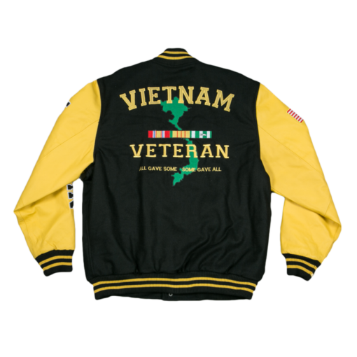 Vietnam Veteran Leather Bomber Jacket