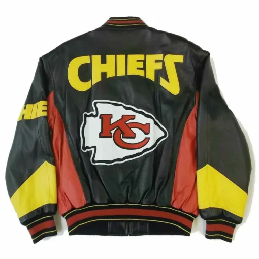 Vintage Kansas City Chiefs NFL Leather Jacket