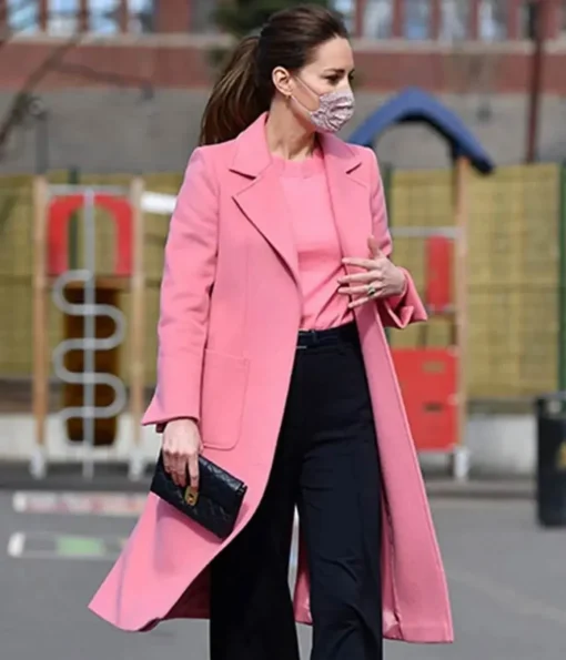 Kate Middleton Duchess of Cambridge Pink Coat