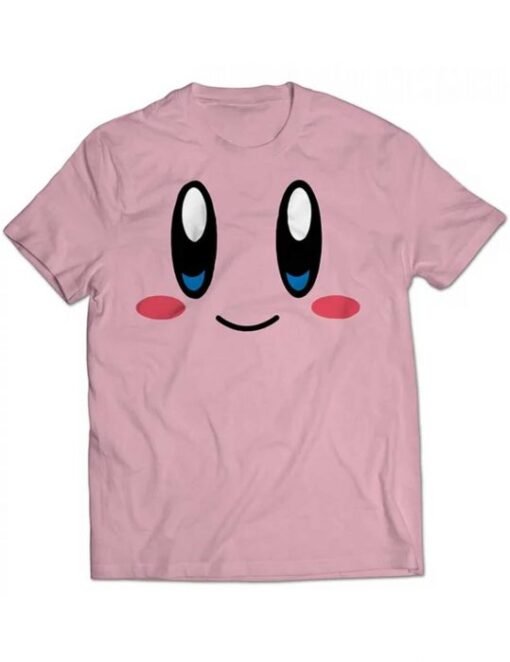 Kirby Star Allies Pink Cotton Shirt