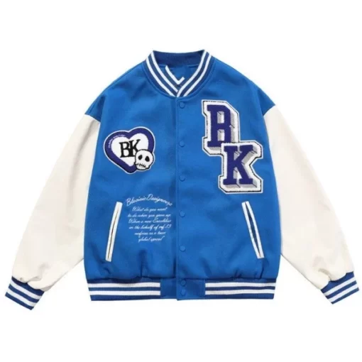 Bk Blue Varsity Jacket