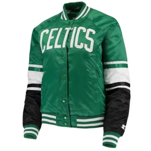 Victory Boston Celtics Kelly Satin Jacket
