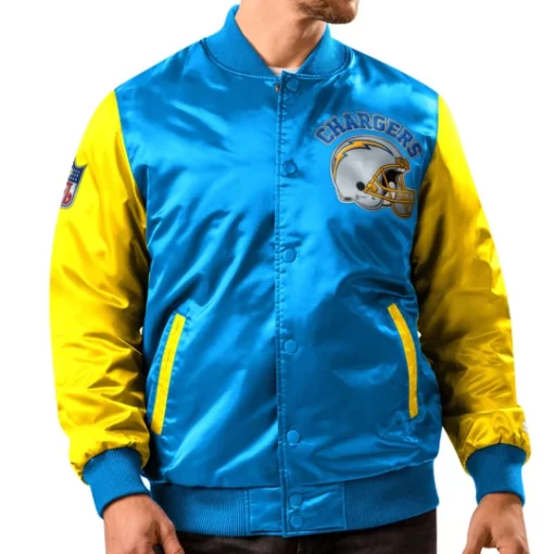NFL Los Angles Chargers Satin Jacket