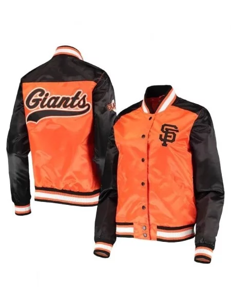 San Francisco Giants The Legend Orange and Black Jacket