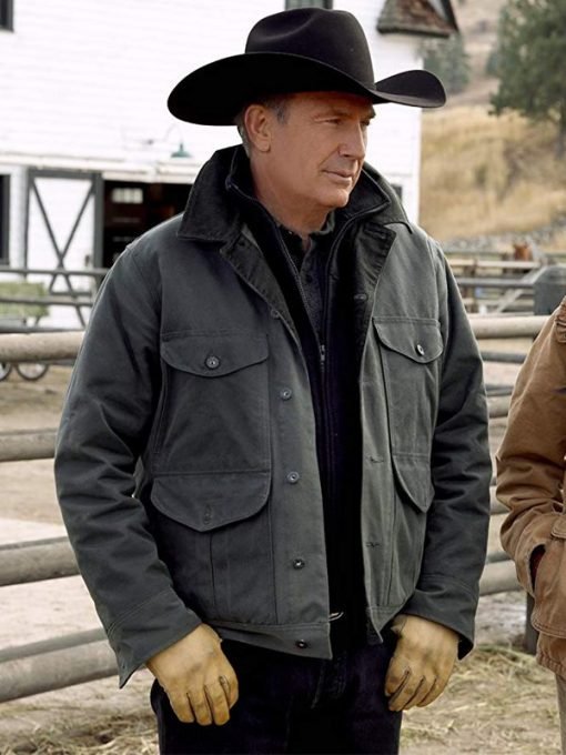 Yellowstone Season 2 John Dutton Grey Jacket